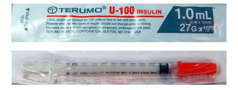 insulin syringe 1ml