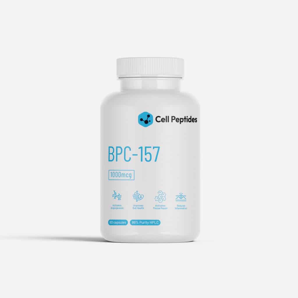 cápsulas de BPC-157 100mcg