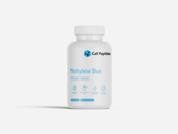 Cellpeptides Methylene Blue Mockup capsules